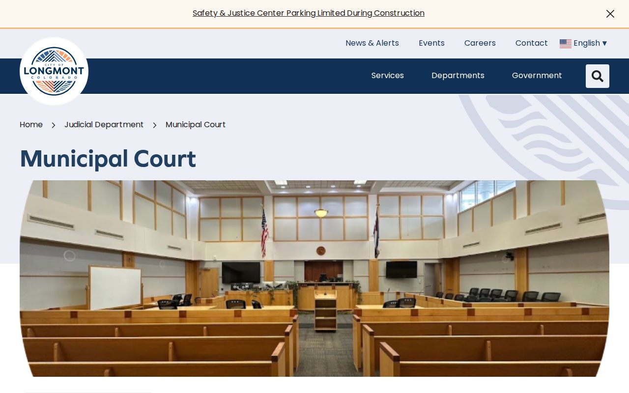 Boulder County bench warrant municipal court route